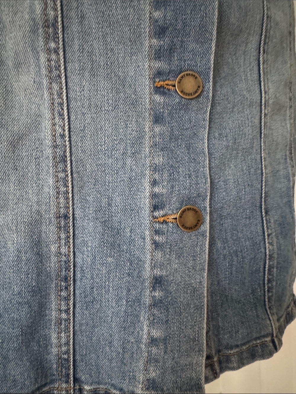 Tuckernuck Ramy Brook Susanna Denim Halter Minidress Size 29 - Picture 9 of 11